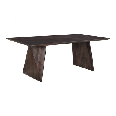 Modern 80" Solid Indian Rosewood Desk or Meeting Table