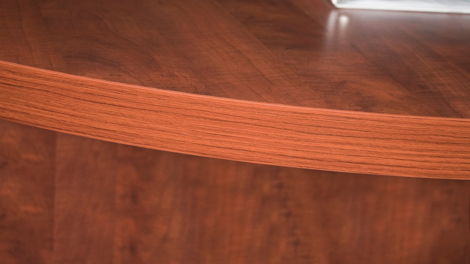 Cherry 192" Modular Conference Table with 2 Power Data Grommets