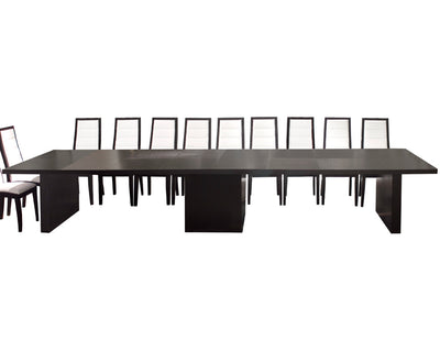 Modern Wenge Conference Table with Extensions to 167" W
