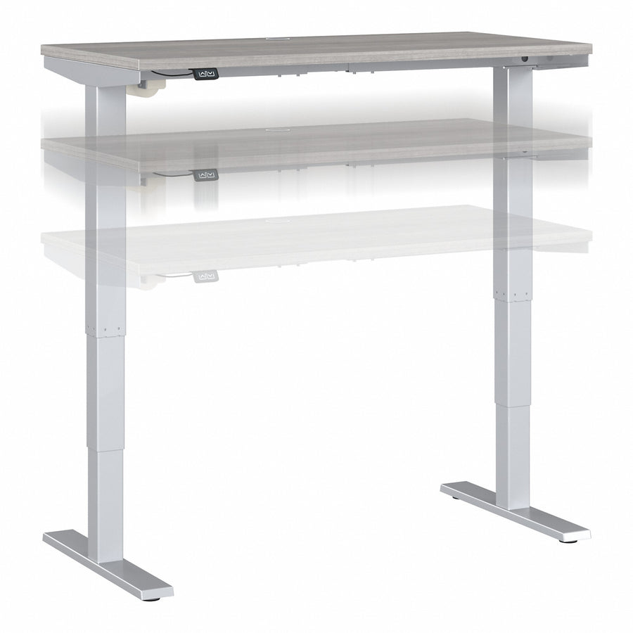 48" Adjustable Standing Desk in Platinum Gray