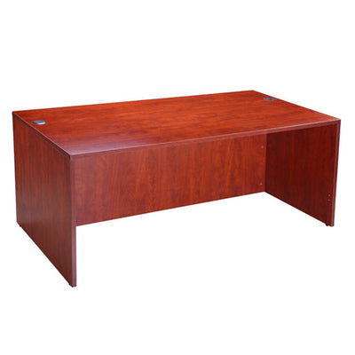 71" Sturdy Cherry Office Desk