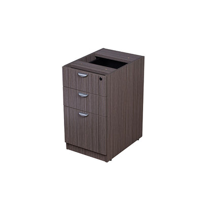 71" Sturdy Driftwood Office Desk