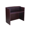 Elegant Mahogany 71" Reception Desk