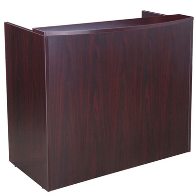 Elegant Mahogany 71" Reception Desk