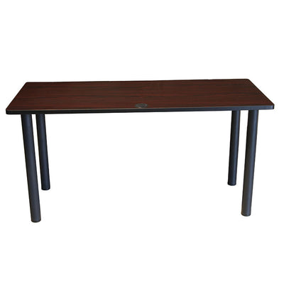 36" Mahogany Training Table with Optional Casters