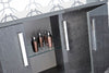 Classic Gray Birch High Gloss Storage Credenza