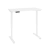 48" White Petite Adjustable Desk