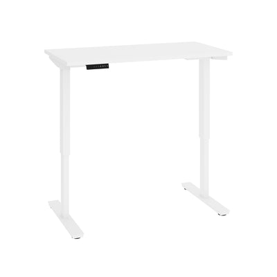 48" White Petite Adjustable Desk