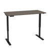 60" Bark Gray Office Desk with Electric Height Adjustment