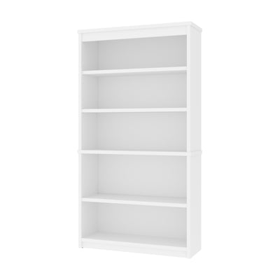 36" Bold Bookcase in White