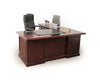 Prestige L-shaped Corner Veneer Desk in Mahogany