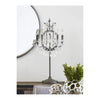 Chandelier-Style Iron Tabletop Office Lighting w/ Glass Prisms