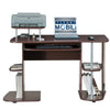 Chocolate Workstation with Integrated Shelving & Storage