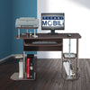 Chocolate Workstation with Integrated Shelving & Storage