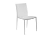 Bright White Eco-Leather Guest or Conference Chair
