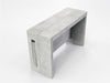 Modern Extendable Gray 17.5" - 73" Office Desk or Meeting Table