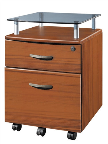 Vertico Mobile Laptop Workstation in Woodgrain or Graphite