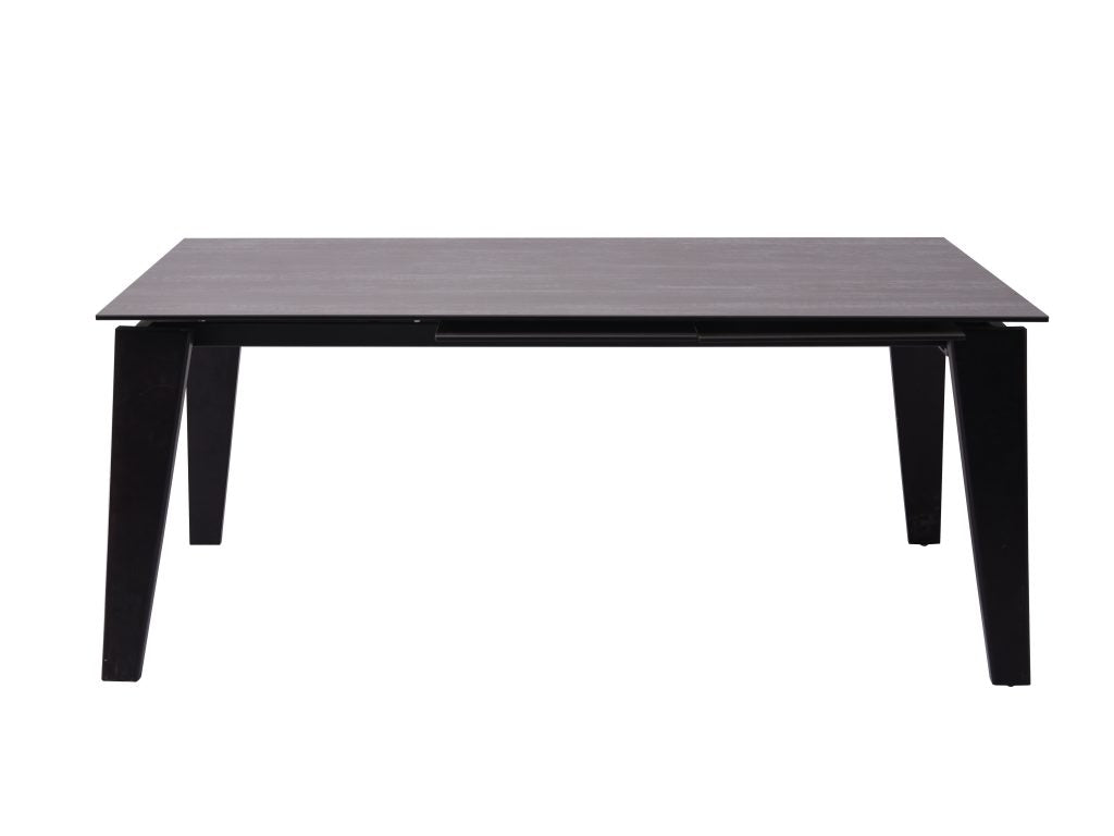 71"-110" Black Conference Table or Executive Desk with Ceramic & Glass Top