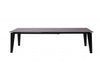71" Black Extendable Conference Table with Ceramic & Glass Top