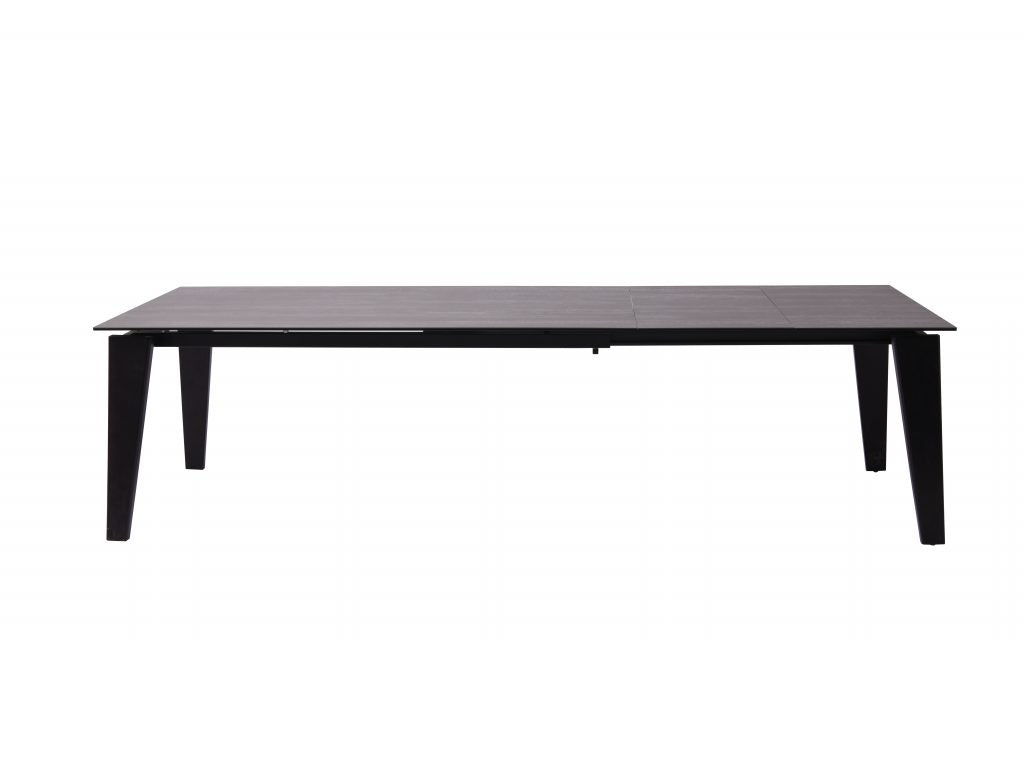 71"-110" Black Conference Table or Executive Desk with Ceramic & Glass Top