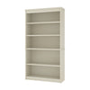 36" Bold Bookcase in White Chocolate