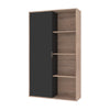 36" Storage Cabinet in Rustic Brown & Graphite
