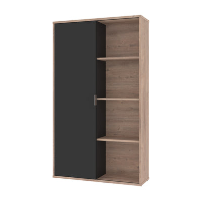 36" Storage Cabinet in Rustic Brown & Graphite