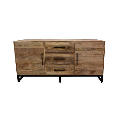 Modern Solid Wood 60" Executive Desk with Drawer