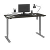 72" Deep Gray Electric Adjustable Desk