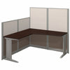65" Mocha Cherry Cubicle with Quick Set-Up Design