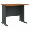 36" Petite Desk in Natural Cherry and Slate