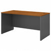 60" X 30" Sturdy Office Desk in Cherry & Graphite