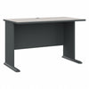 48" Executive Desk in Slate & Warm White