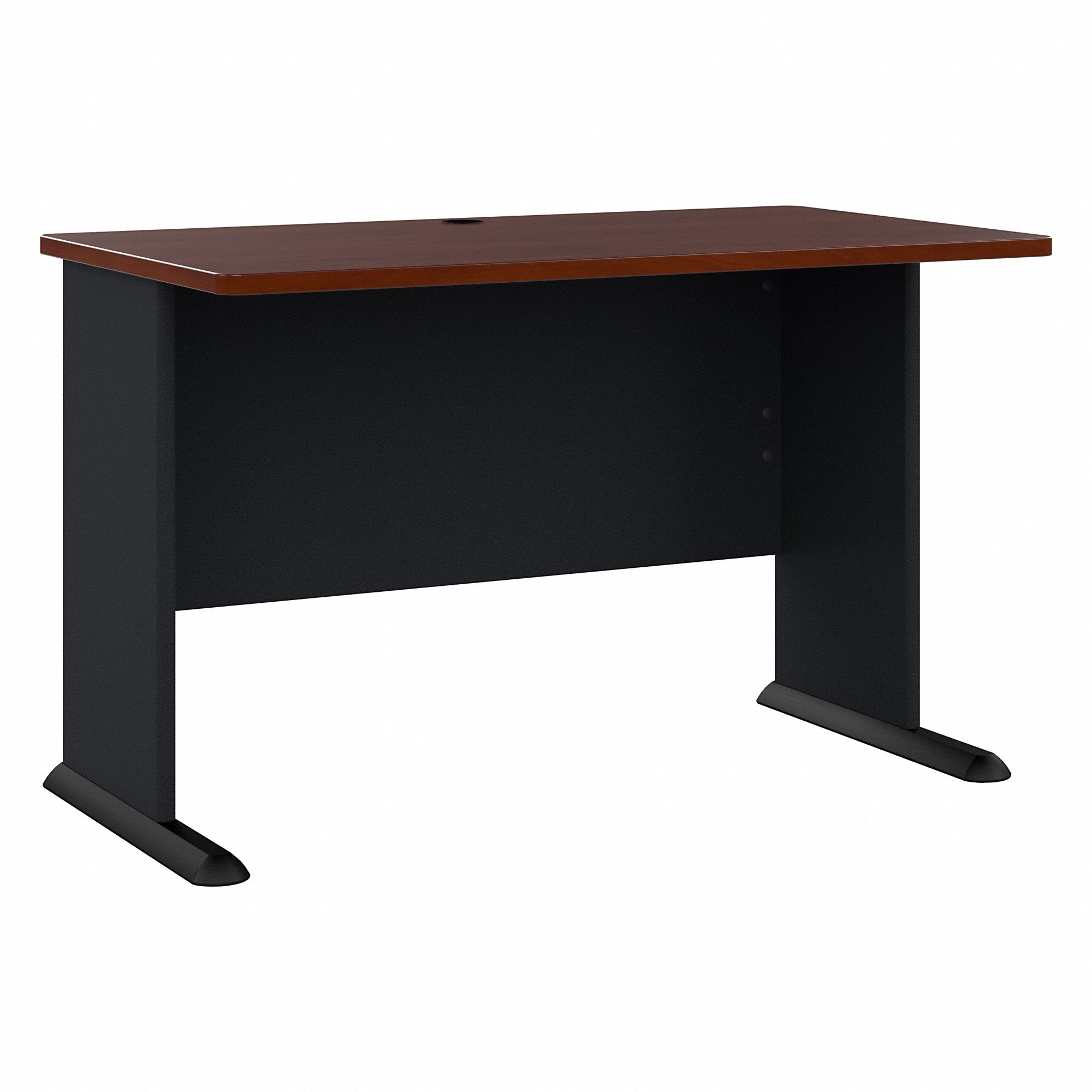 48" Rugged Executive Desk in Hansen Cherry and Galaxy