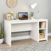56" White Classic Desk with 2 Shelves