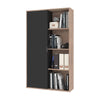 36" Storage Cabinet in Rustic Brown & Graphite