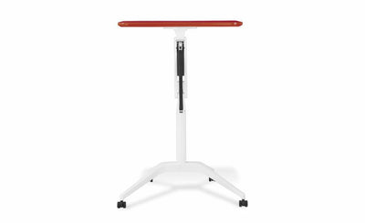 Sit or Stand Adjustable Office Desk in Blue, Red, Orange, or Green