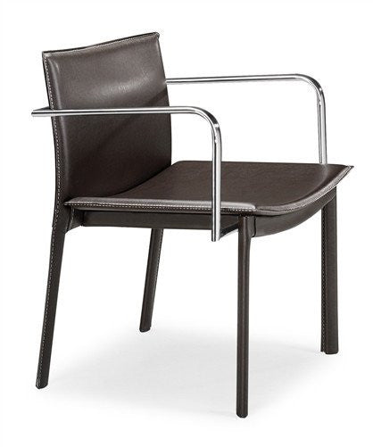 Gekko Modern Leather Conference Chair in Espresso