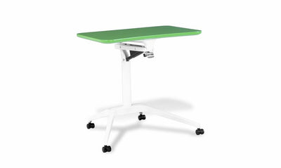 Sit or Stand Adjustable Office Desk in Blue, Red, Orange, or Green