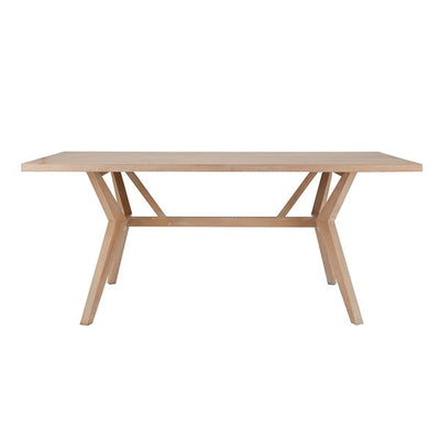 72" Oak Veneer Desk or Meeting Table in Smooth Wheat Finish