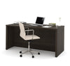 Modern 66" Dark Chocolate Executive Office Desk