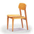 Solid Bamboo Office Chair in Caramel (Set of 2)