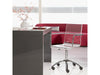 Uber Modern Clear Acrylic Office / Conference Chair with Chrome Accents
