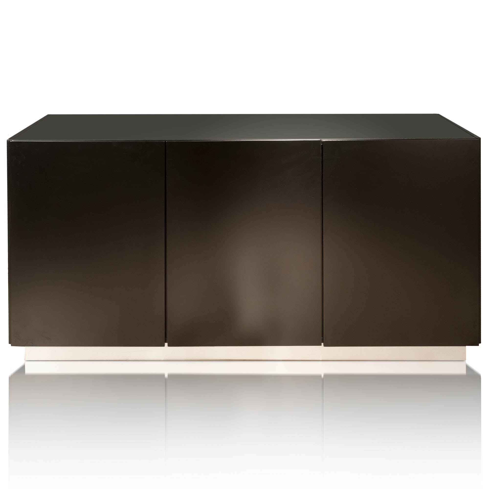 59" Dark Walnut Credenza