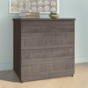65" Gray Maple Desk with Three Drawers