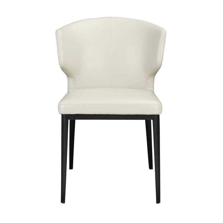 Finely-Crafted Padded Beige Guest or Conference Chair (Set of 2)