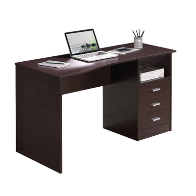 51" Modern Desk in Wenge Woodgrain