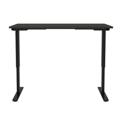 60" Deep Gray Office Desk with Electric Height Adjustment