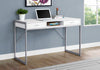 Classic White & Silver Office Desk