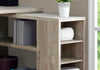 Soft Taupe Woodgrain L-Shaped 60" Computer Desk